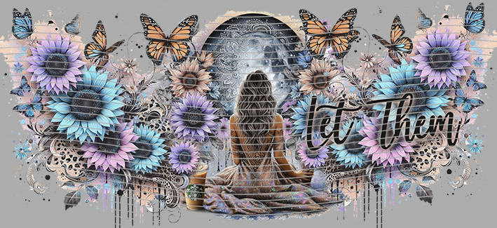 16oz Sunflower Girl-SU-443